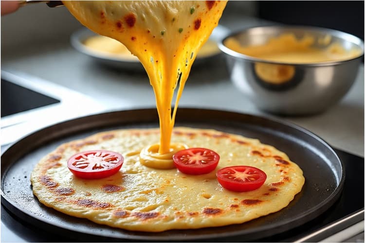 Besan Tomato Cheela Recipe: नाश्ते की बोरियत करें दूर,नए अवतार में बनाएं बेसन टमाटर चीला