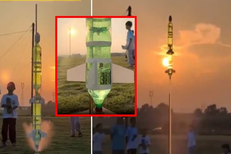 WATCH: चीन के छात्रों ने कोला बोतल से बनाया दो-स्टेज रॉकेट, वीडियो वायरल होकर बना STEM शिक्षा की मिसाल