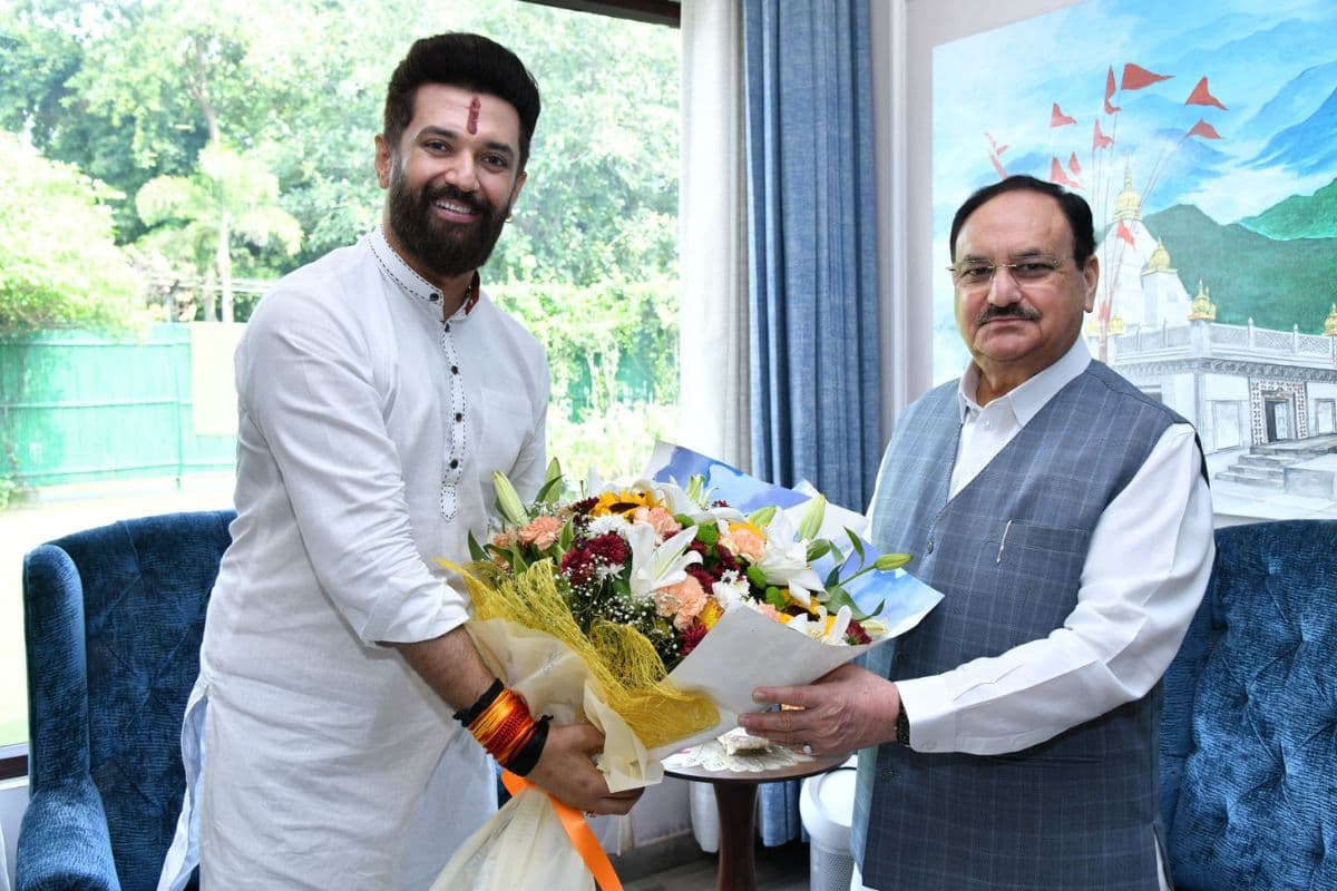 बिहार चुनाव से पहले जेपी नड्डा से मिले चिराग पासवान, फिर बढ़ते क्राइम पर NDA सरकार को घेरा