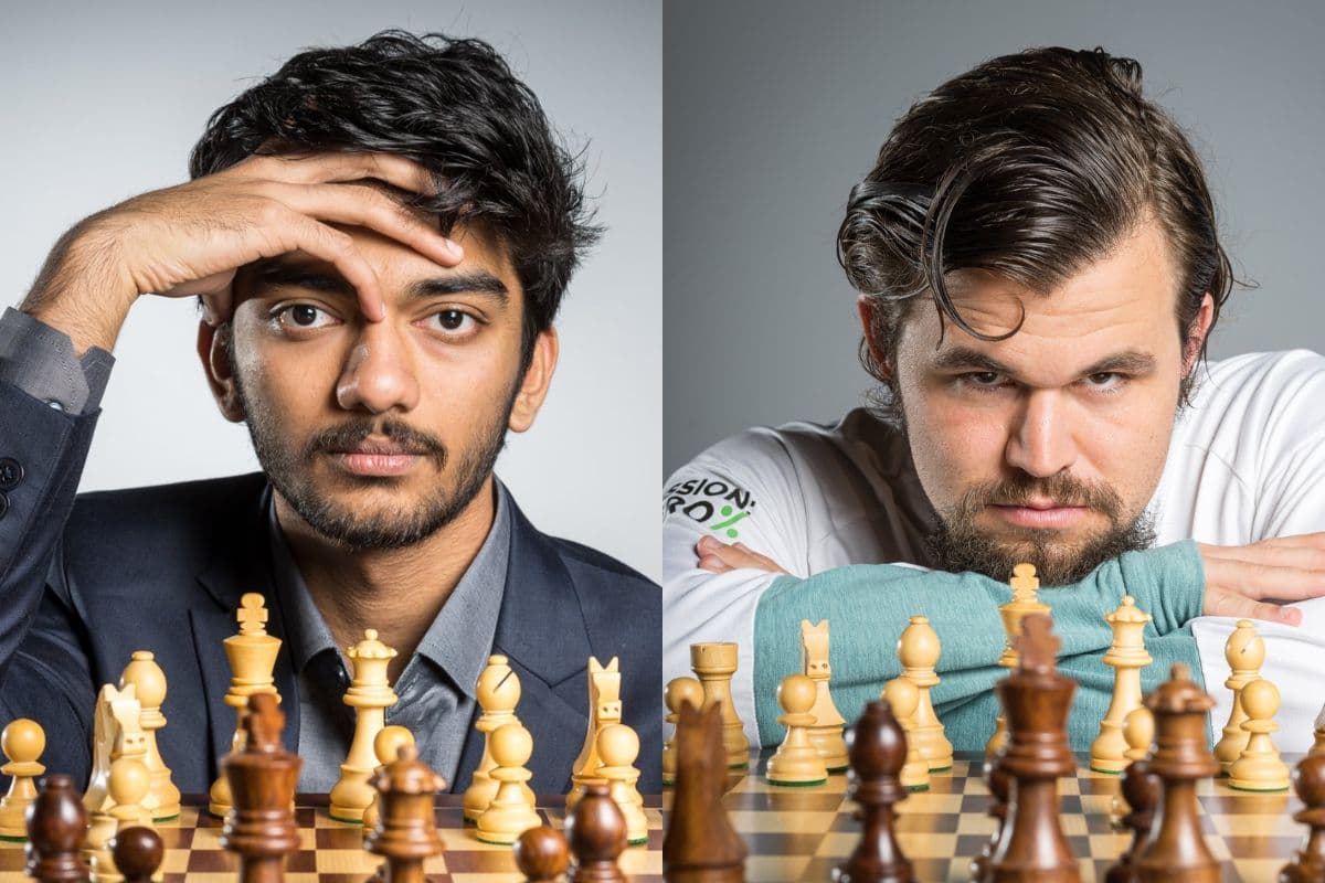 D Gukesh defeated Magnus Carlsen D Gukesh defeated Magnus Carlsen