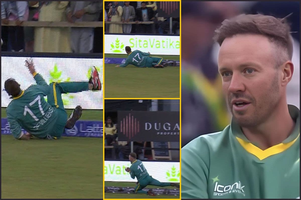 AB de Villiers Splendid Catch WCL 2025