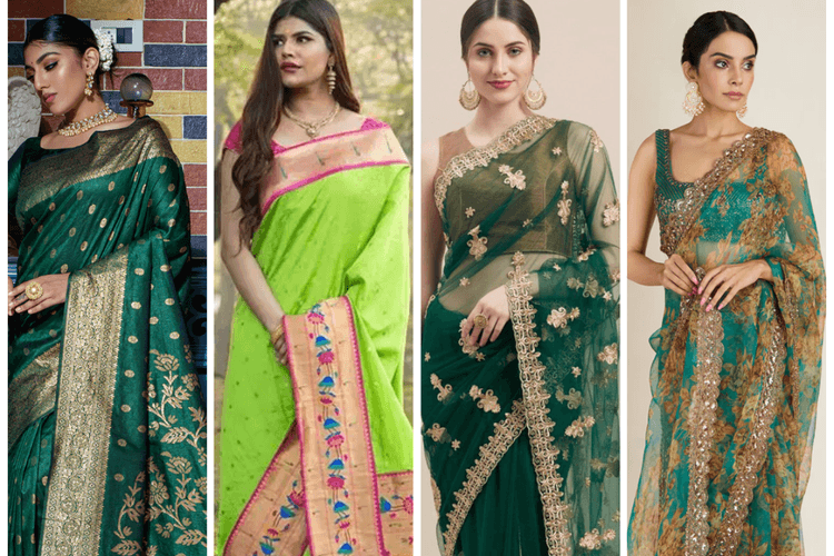 Hariyali Teej Green Saree Designs: हरियाली तीज पर छा जाने वाले ग्रीन साड़ी डिजाइन्स, ट्रेडिशनल में दिखें स्टाइलिश