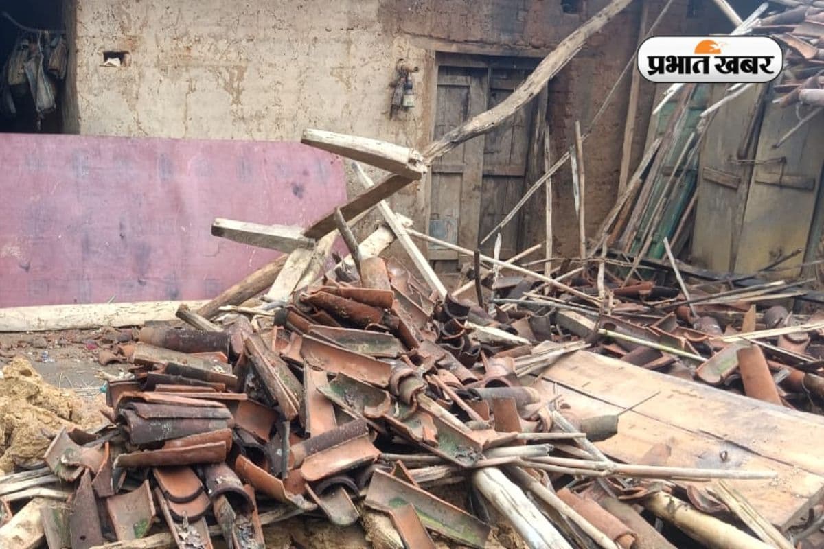 House Collapse in Palkot Gumla