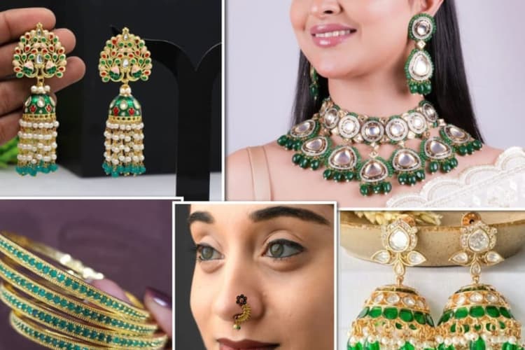 Sawan Jewelry Trends 2025: सावन में ट्राई करें ये टॉप 5 ग्रीन ज्वेलरी आइडियाज, हर लुक बनेगा रॉयल