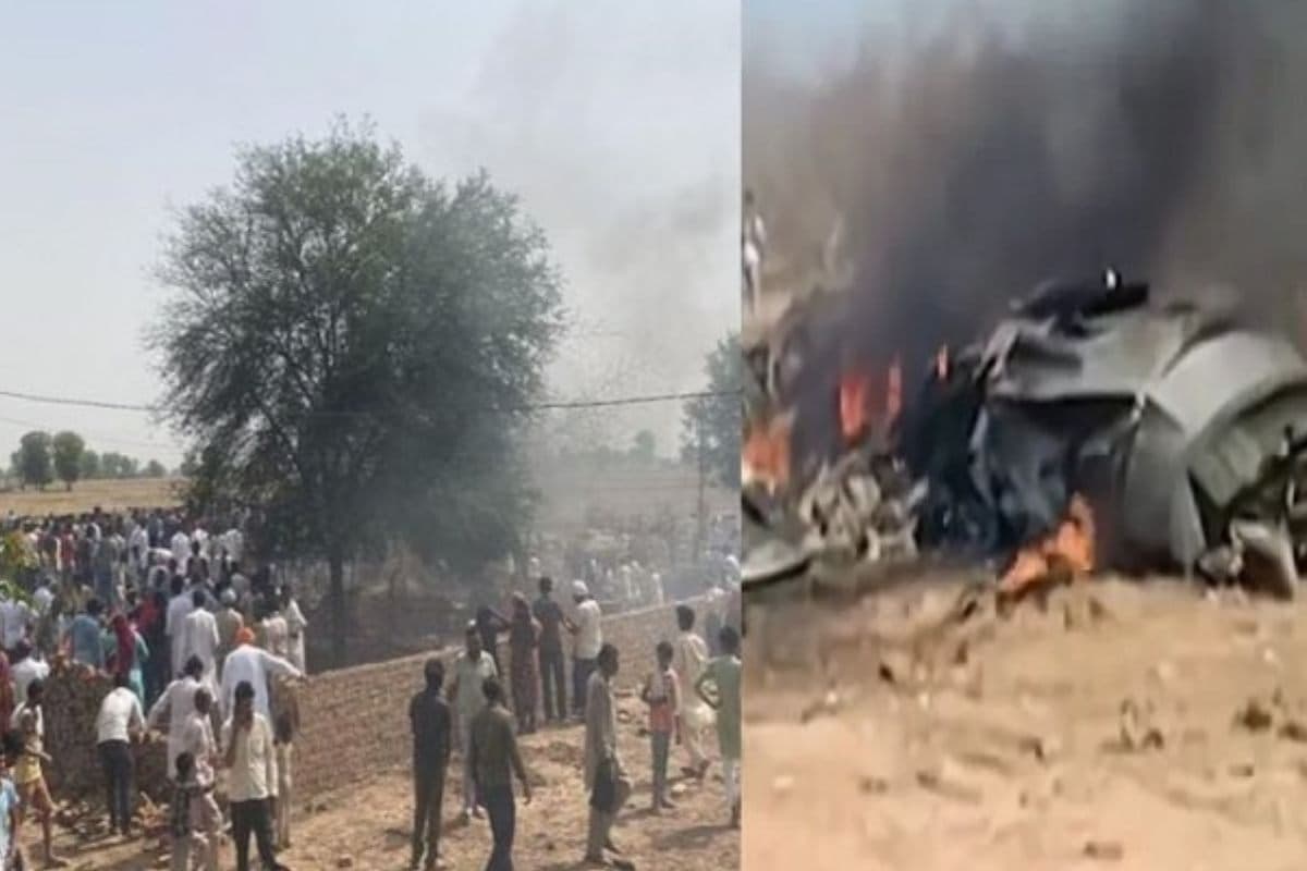 Plane Crash Video: राजस्थान के चुरू में Air Force का जगुआर प्लेन क्रैश, दोनों पायलट की मौत, देखें वीडियो