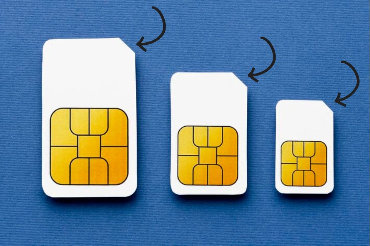 SIM Card Corner Cut Design SIM Card Corner Cut Design