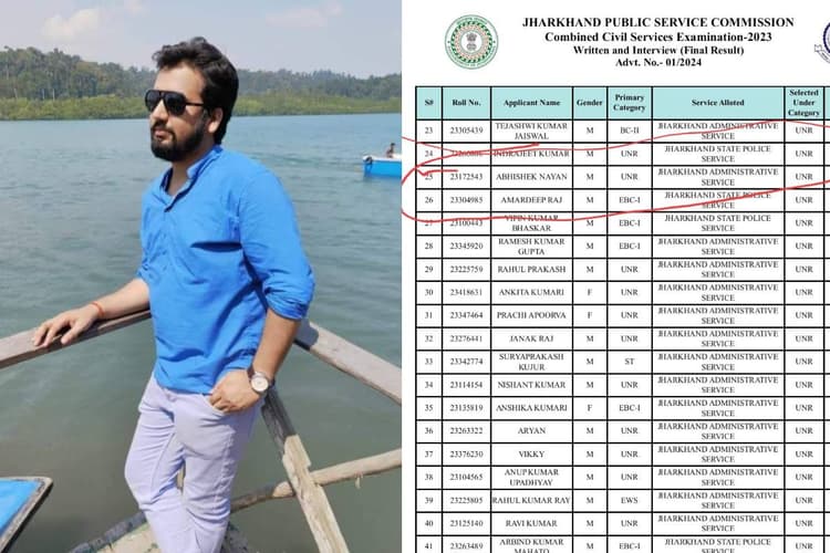 Success Story: छोटे गांव से बड़ी उड़ान, गिरिडीह के अभिषेक नयन ने JPSC में हासिल की 25वीं रैंक