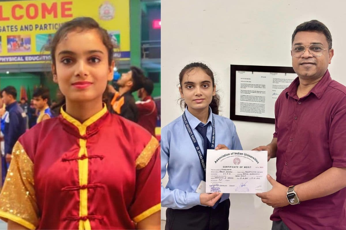 Tanushree Dwivedi with DSPMU sports director