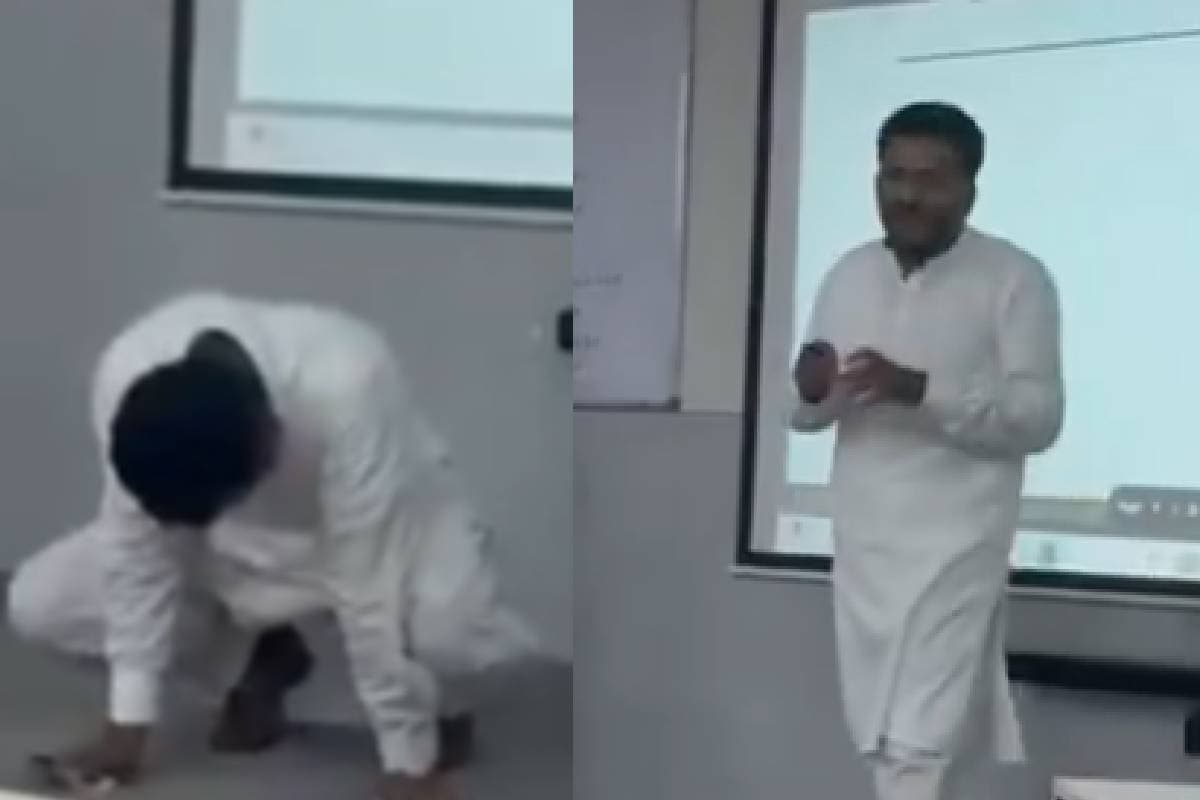 Viral Video : पढ़ाते वक्त टीचर को पड़ा दिल का दौरा, दर्दनाक मौत का वीडियो कैमरे में हो गया कैद