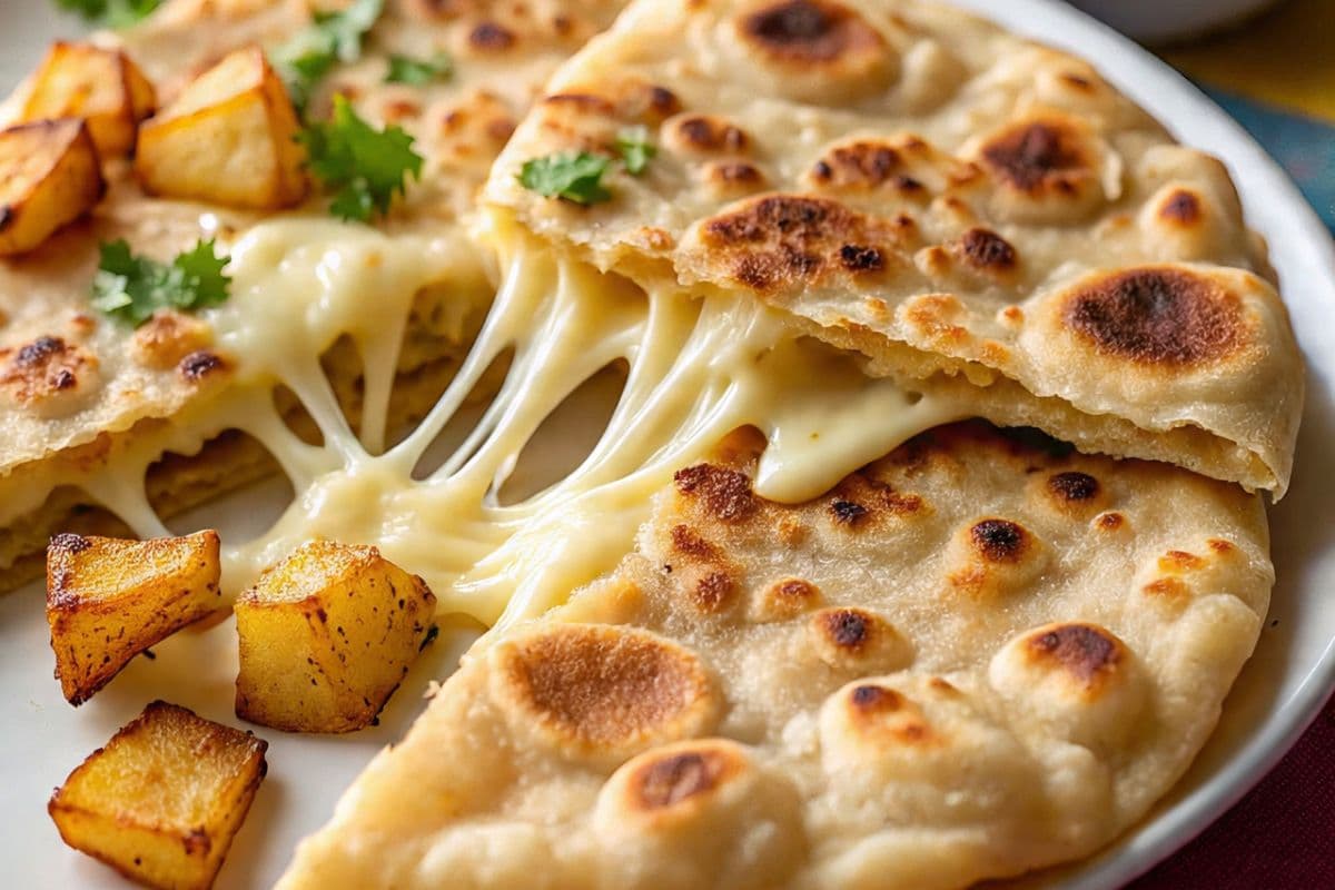 aloo cheese paratha