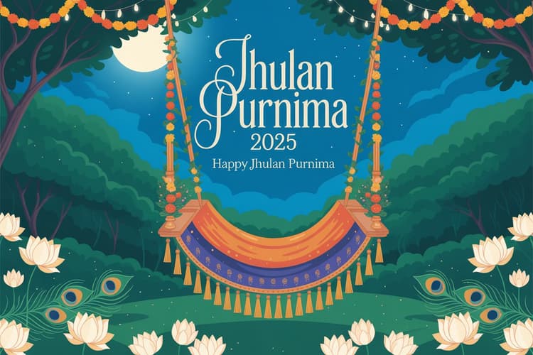 Jhulan Purnima 2025 : इस्कॉन और विश्वभर के मंदिरों में विशेष महत्त्व रखने वाली पूर्णिमा, जानें तिथि, महत्व और पूजन विधि