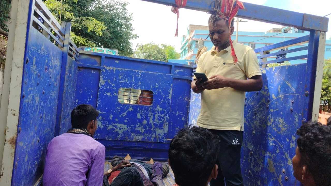 स्कॉर्पियो के धक्के से फेरीवाले की मौत