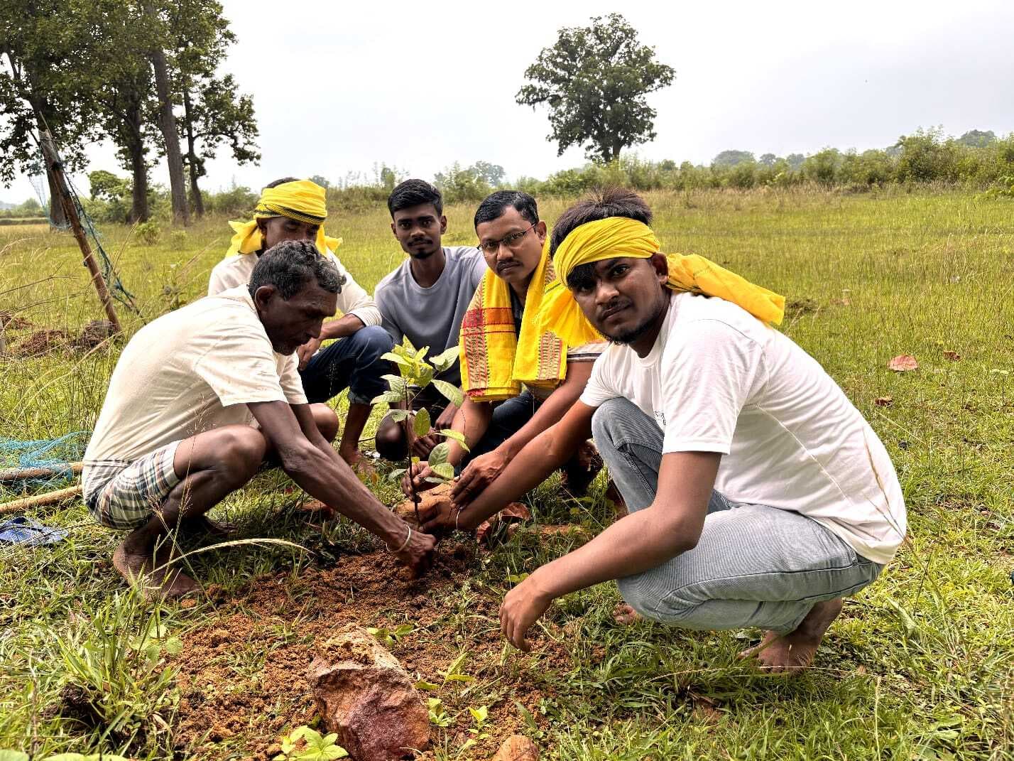 Jamshedpur News : लुआबासा में देसुआ आदिवासी कुड़मी समाज ने किया पौधरोपण