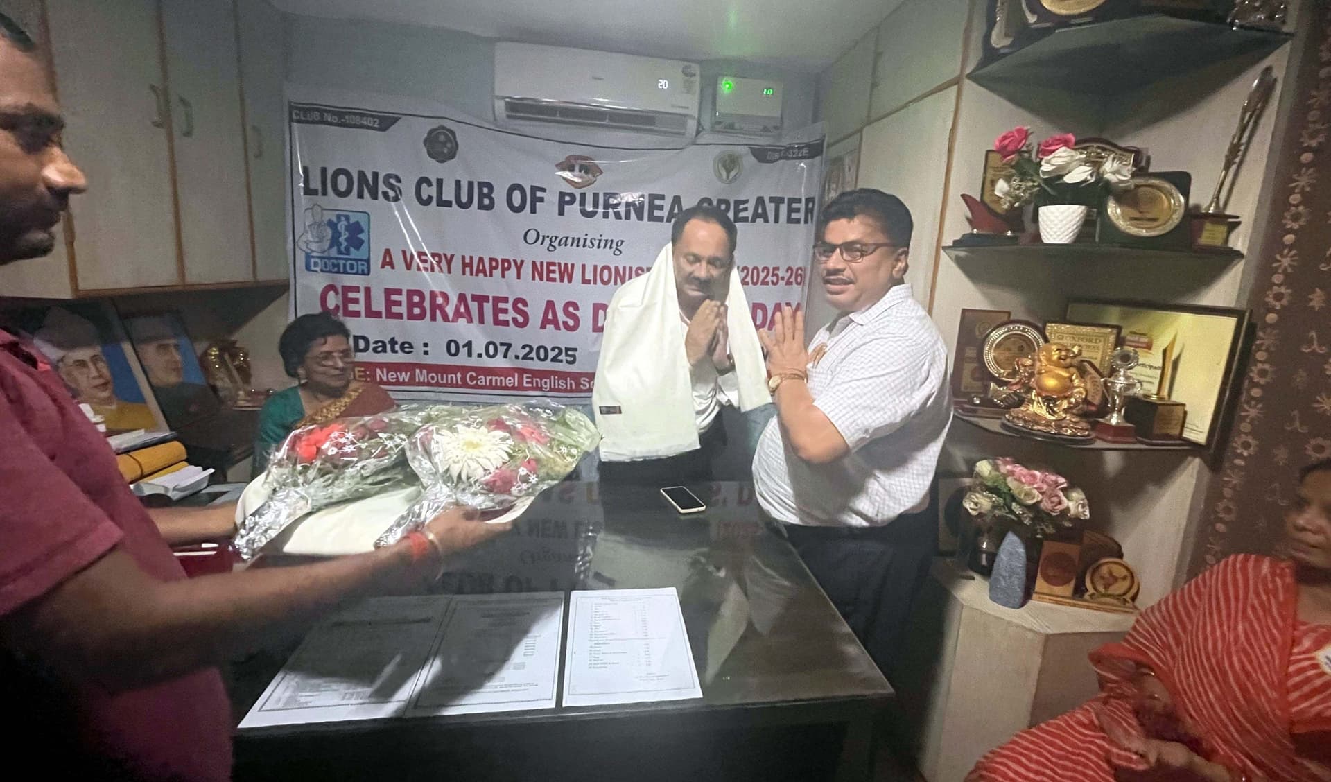 डॉक्टर्स डे पर लायंस क्लब ऑफ पूर्णिया ग्रेटर ने किया समारोह आयोजित