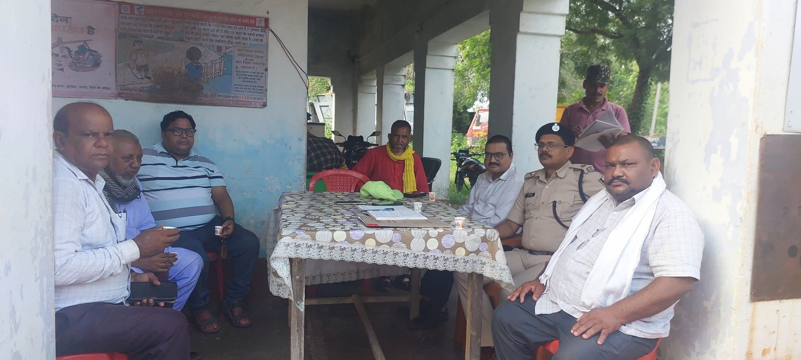 शांति से निकालें जुलूस, ताजिया की ऊंचाई अधिक न हो - थानाध्यक्ष