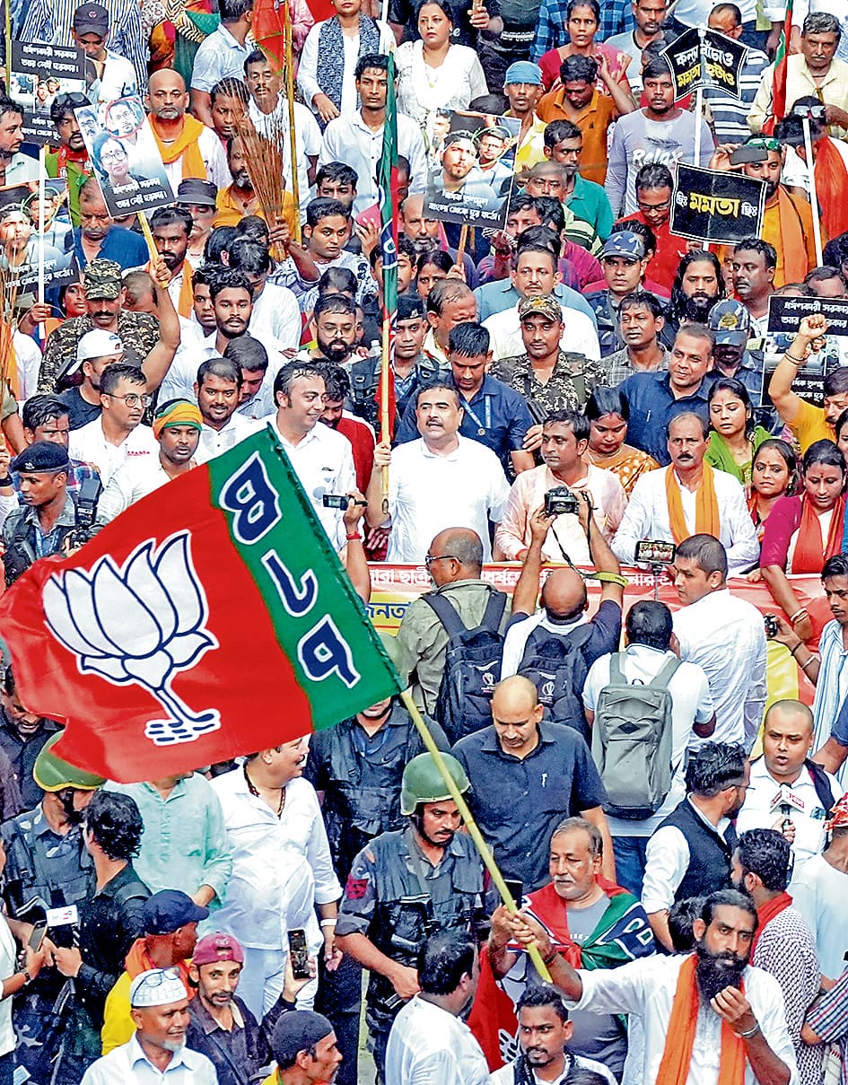 शुभेंदु का नबान्न अभियान नौ अगस्त को