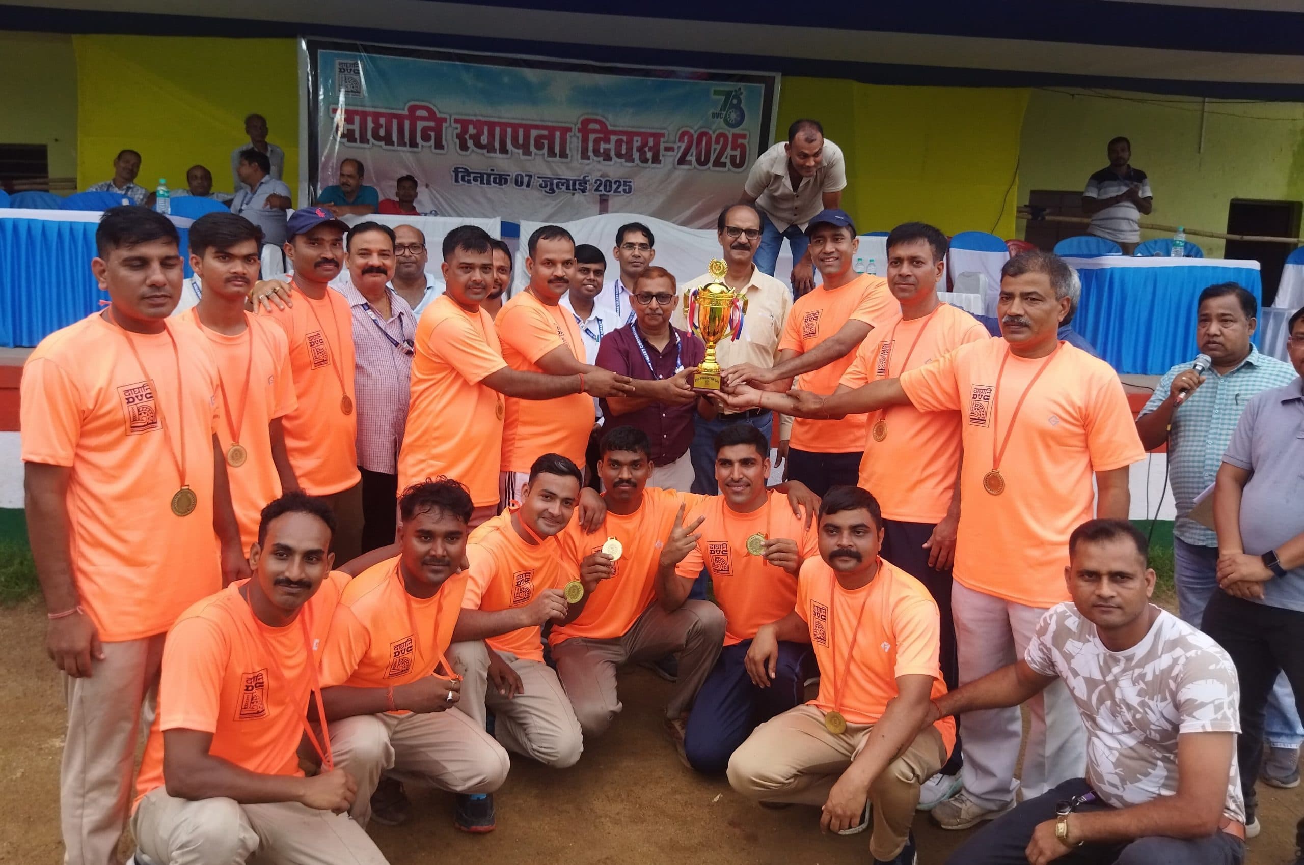 Bokaro News : सीआइएसएफ स्ट्राइकर ने डीवीसी रॉयल्स को हराया