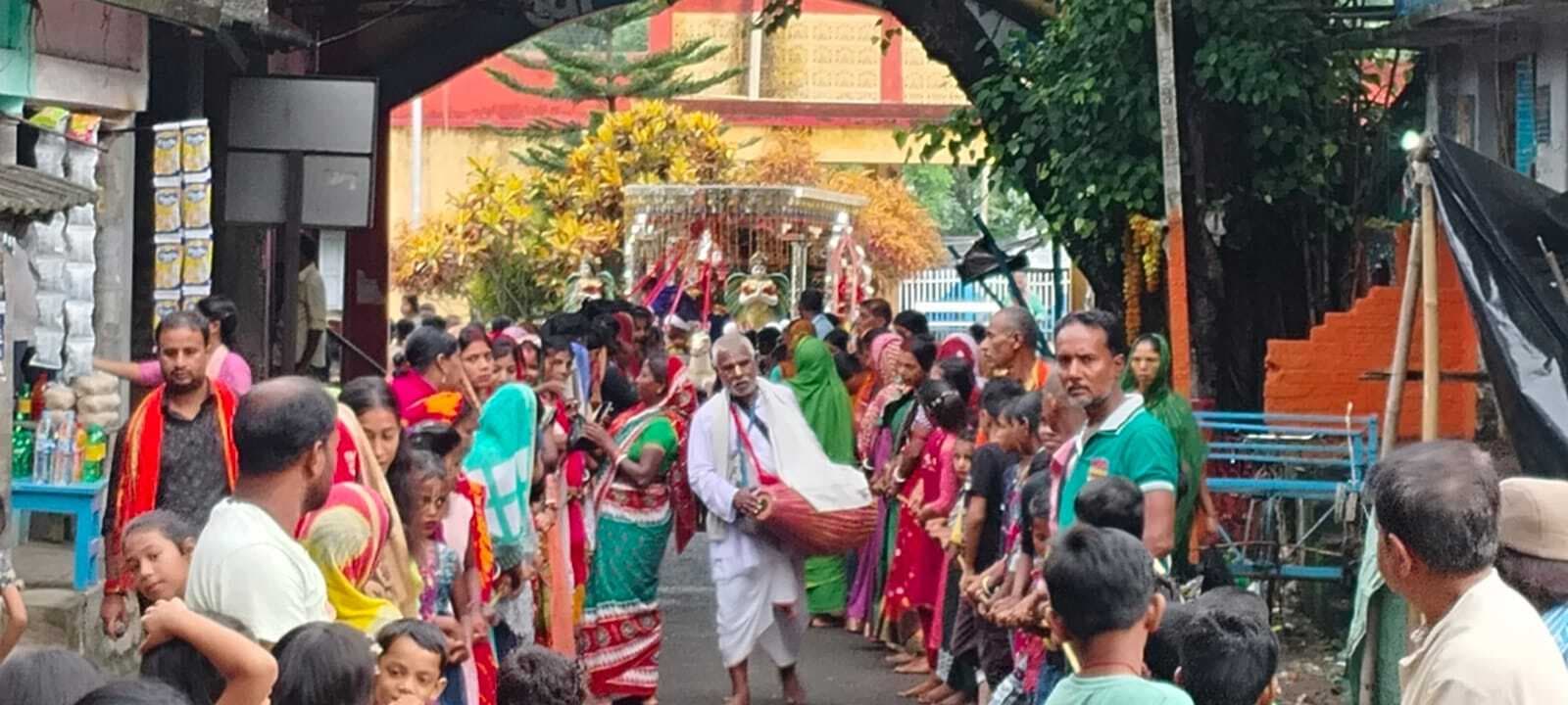 तालझारी में निकली जगन्नाथ जी की उल्टी रथयात्रा