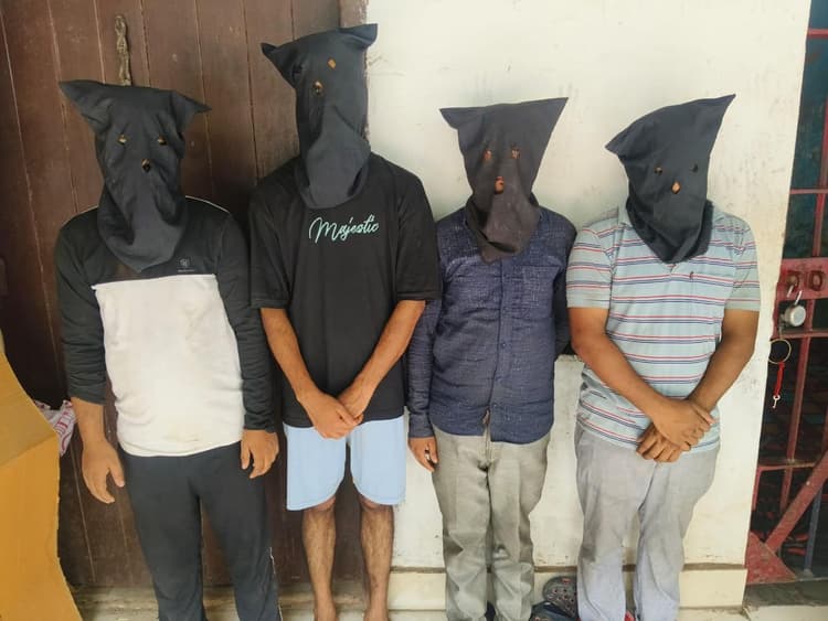 पुलिस पर हमला मामले में चार आरोपित हुए गिरफ्तार