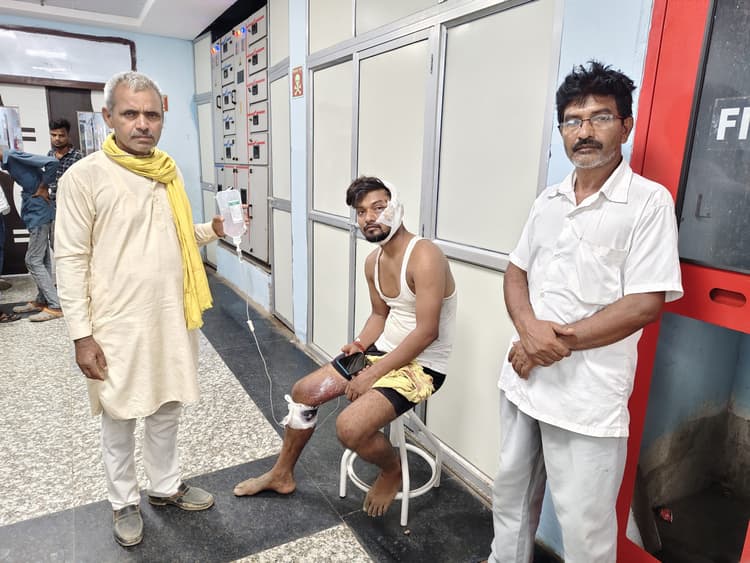 जमीन का अरार काटने के विवाद में मारपीट व फायरिंग