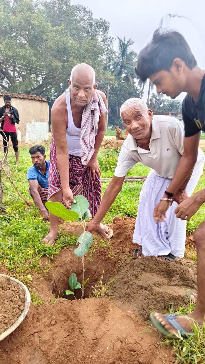 पौधरोपण कर पर्यावरण संरक्षण का दिया संदेश