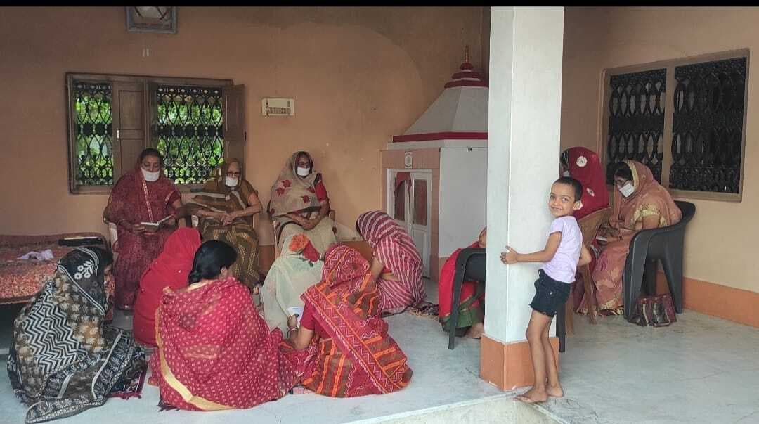 जैन महिला मंडल ने किया सामायिक व भजन कार्यक्रम