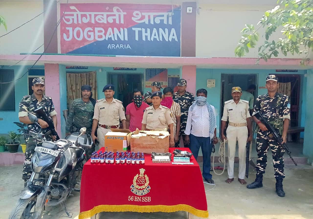 नशीली दवा जब्त, तीन तस्कर गिरफ्तार