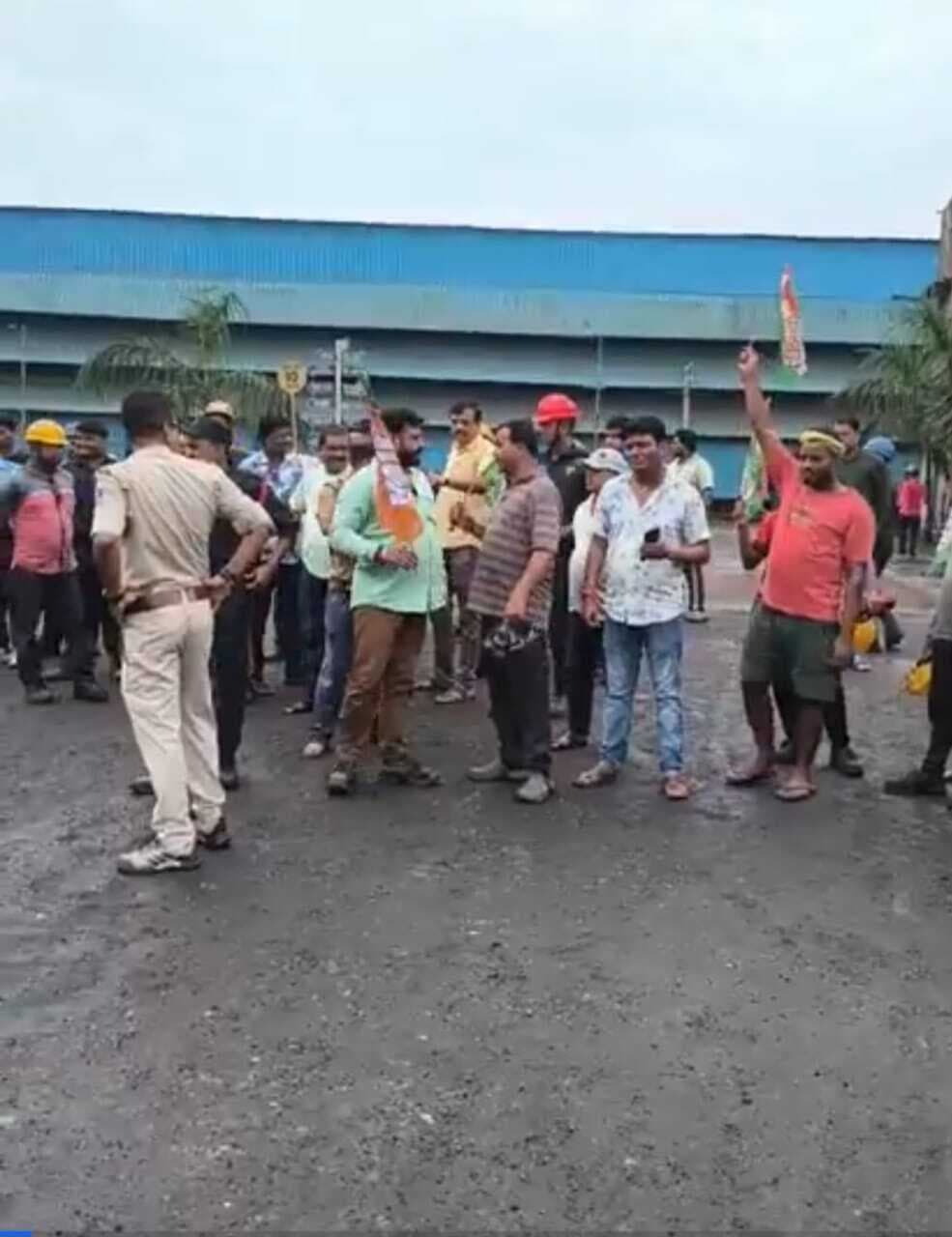 मैथन स्टील एंड पावर लिमिटेड में हादसा, एक मजदूर की मौत, चार घायल