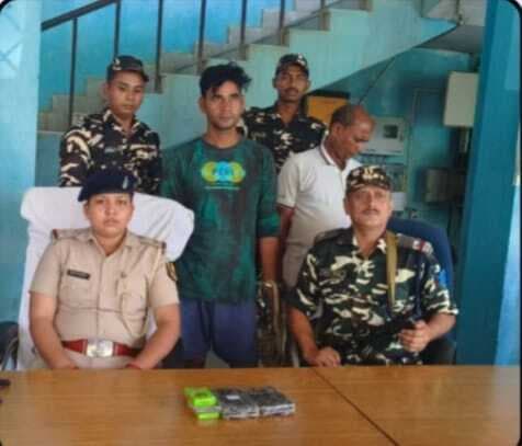 Motihari: मादक पदार्थ के साथ तस्कर धराया