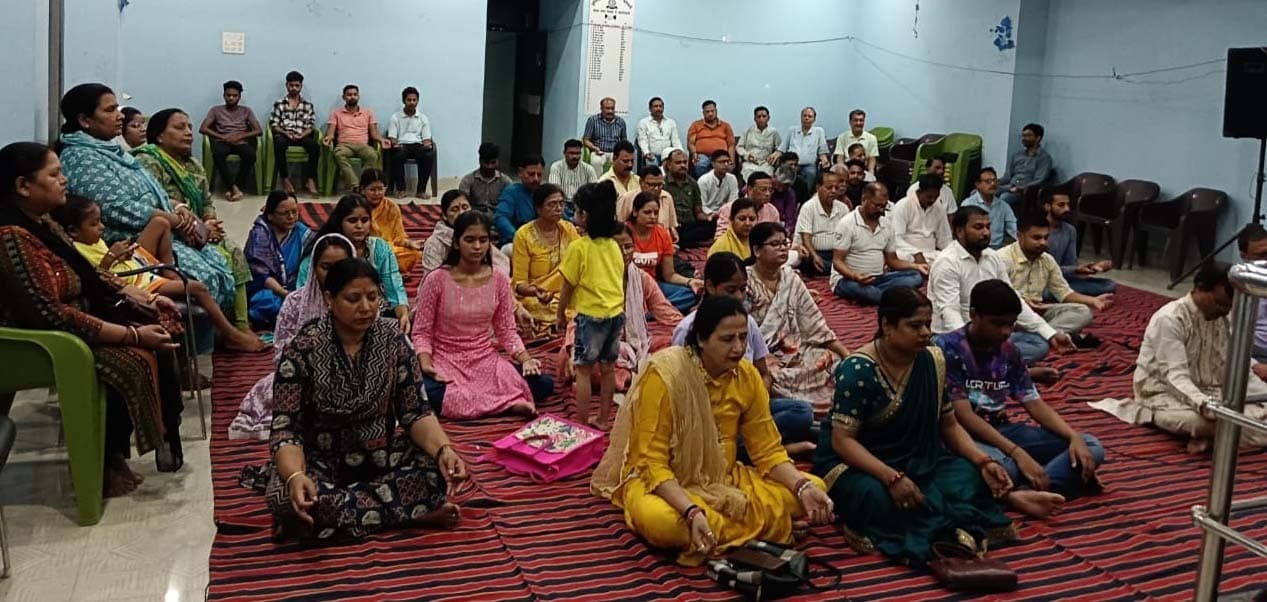 चैंबर भवन में हुआ ज्ञान ध्यान व सत्संग का समागम