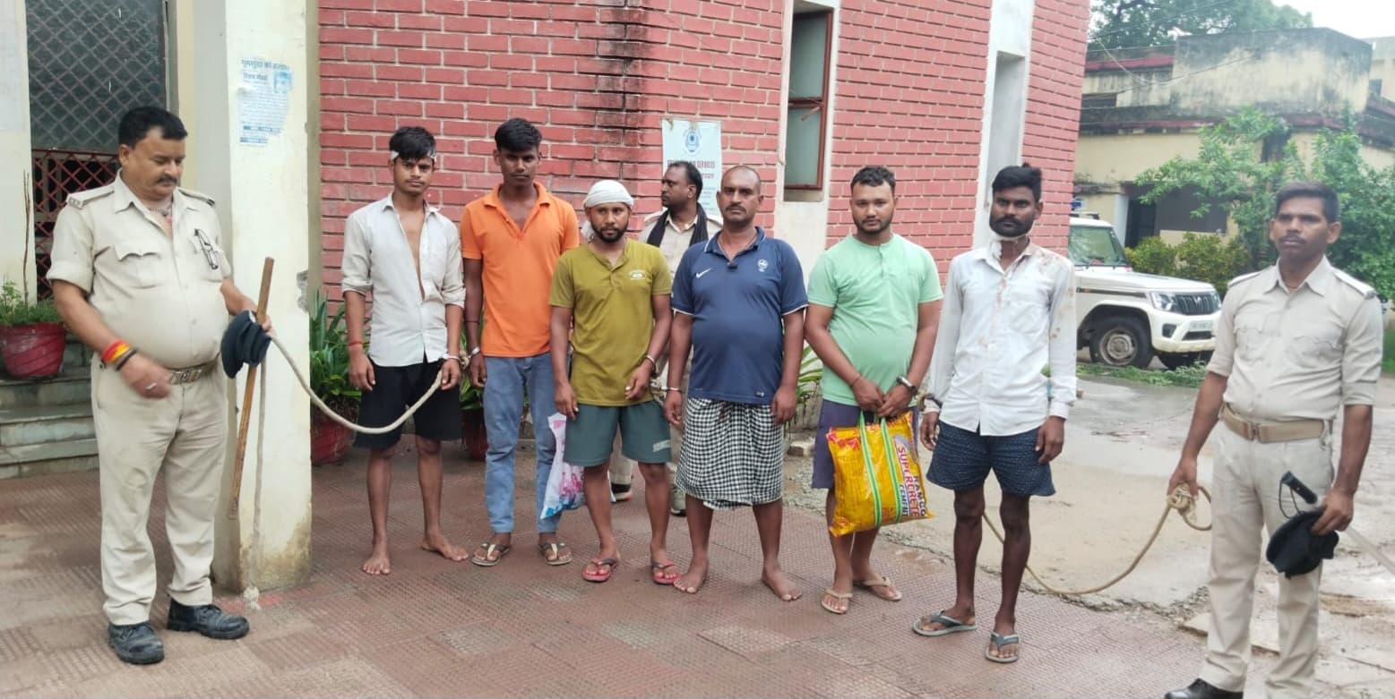 मुड़ी गांव में हुए मारपीट मामले में प्राथमिकी दर्ज, नौ गिरफ्तार