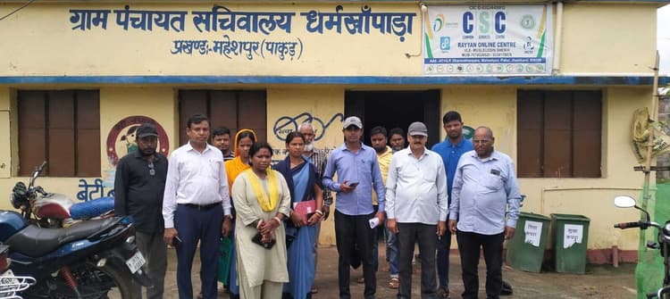 स्वच्छता सर्वेक्षण की टीम ने चाप व केंदुआ में की सफाई व्यवस्था की जांच