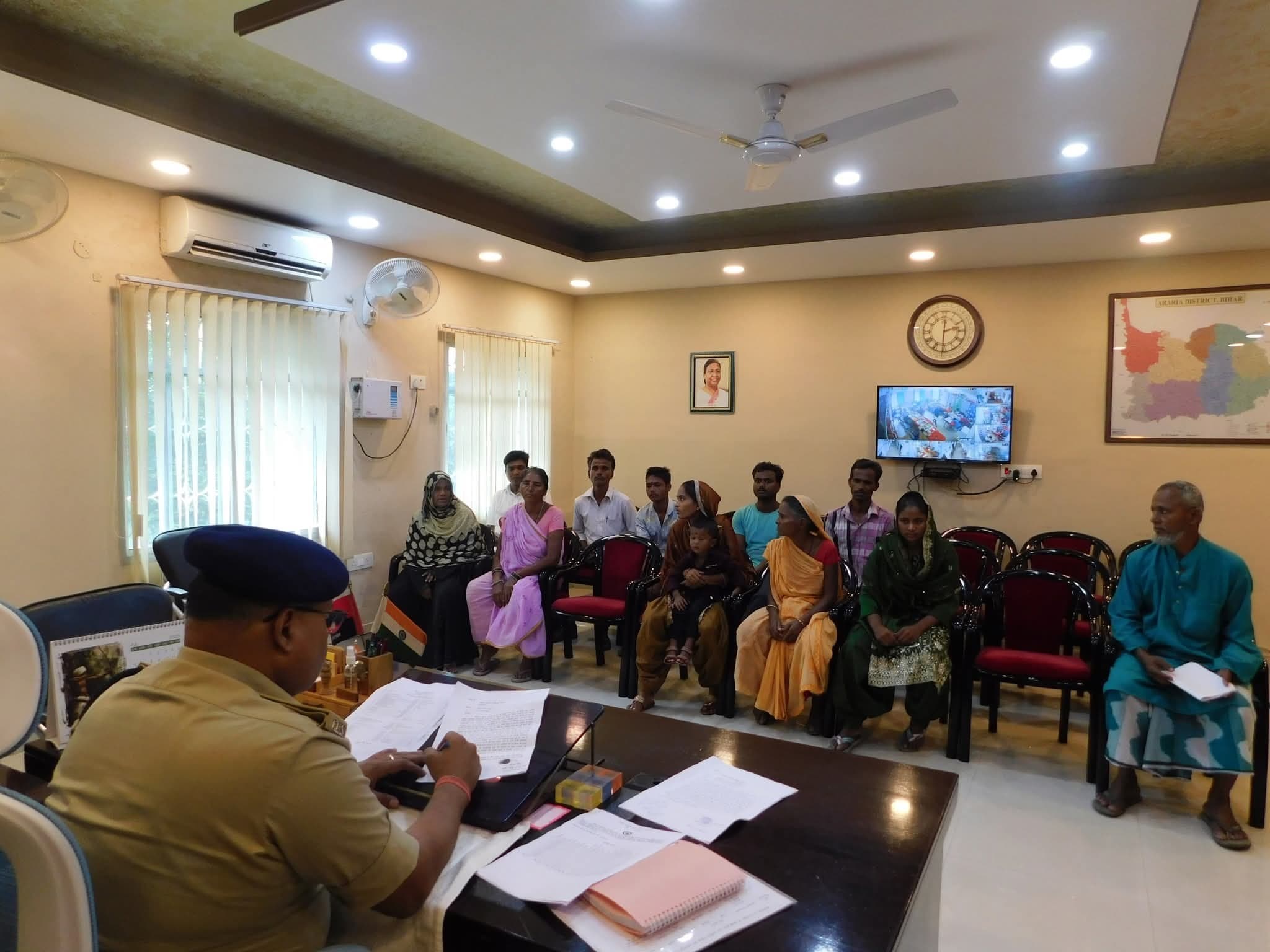 एसपी ने सुनी लोगों की फरियाद