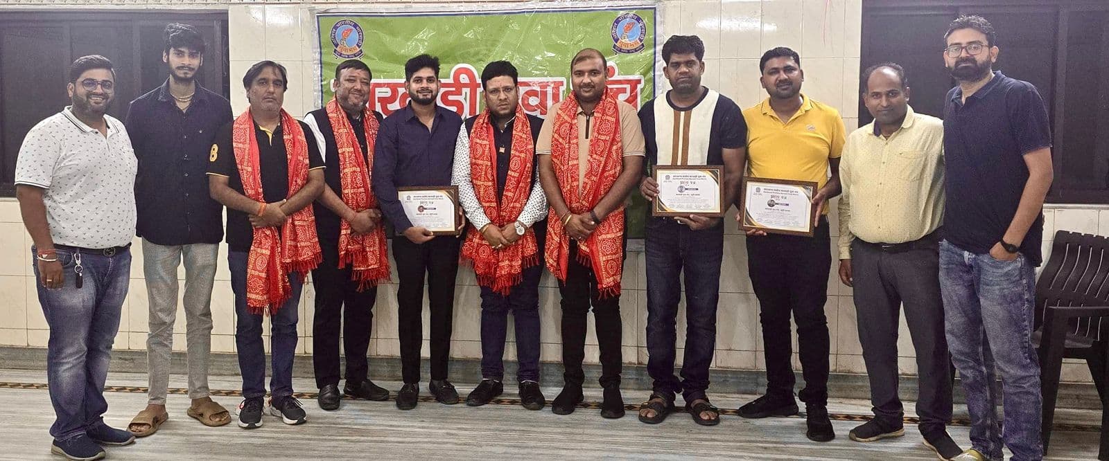 झारखंड प्रांतीय मारवाड़ी युवा मंच के पदधारी पहुंचे खूंटी