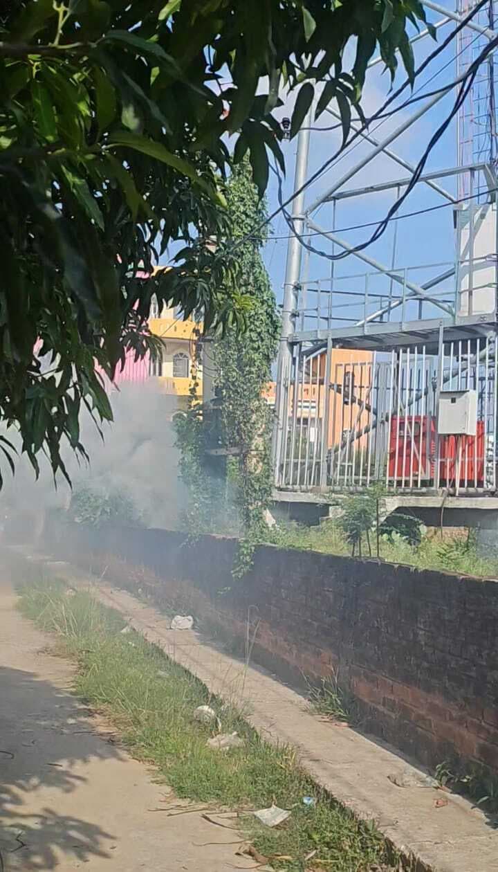 Madhubani News : सर्किट हाउस के नजदीक लगे बीटीआर के ट्रांसफार्मर लगी आग