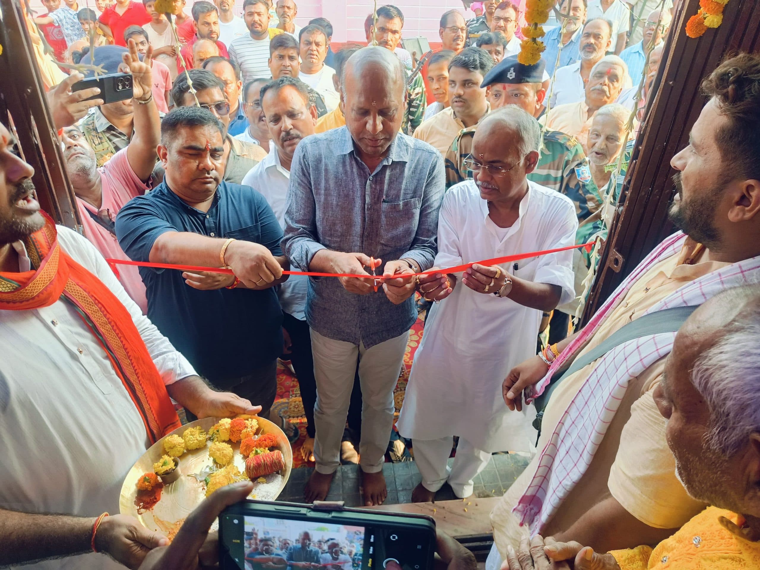 पंकज मिश्रा ने नवनिर्मित कीर्तन भवन का किया उद्घाटन