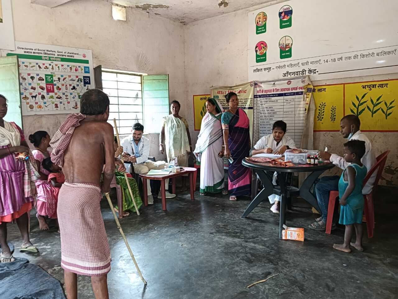 डायरिया की रोकधाम व जागरूकता को लेकर जांच शिविर का आयोजन