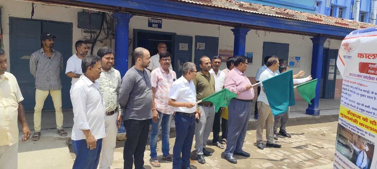 Madhubani : कालाजार उन्मूलन अभियान के प्रचार रथ को किया रवाना