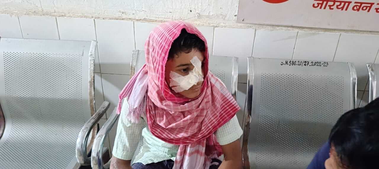 हादसा : बाइक के धक्के से किशोर गंभीर रूप से घायल