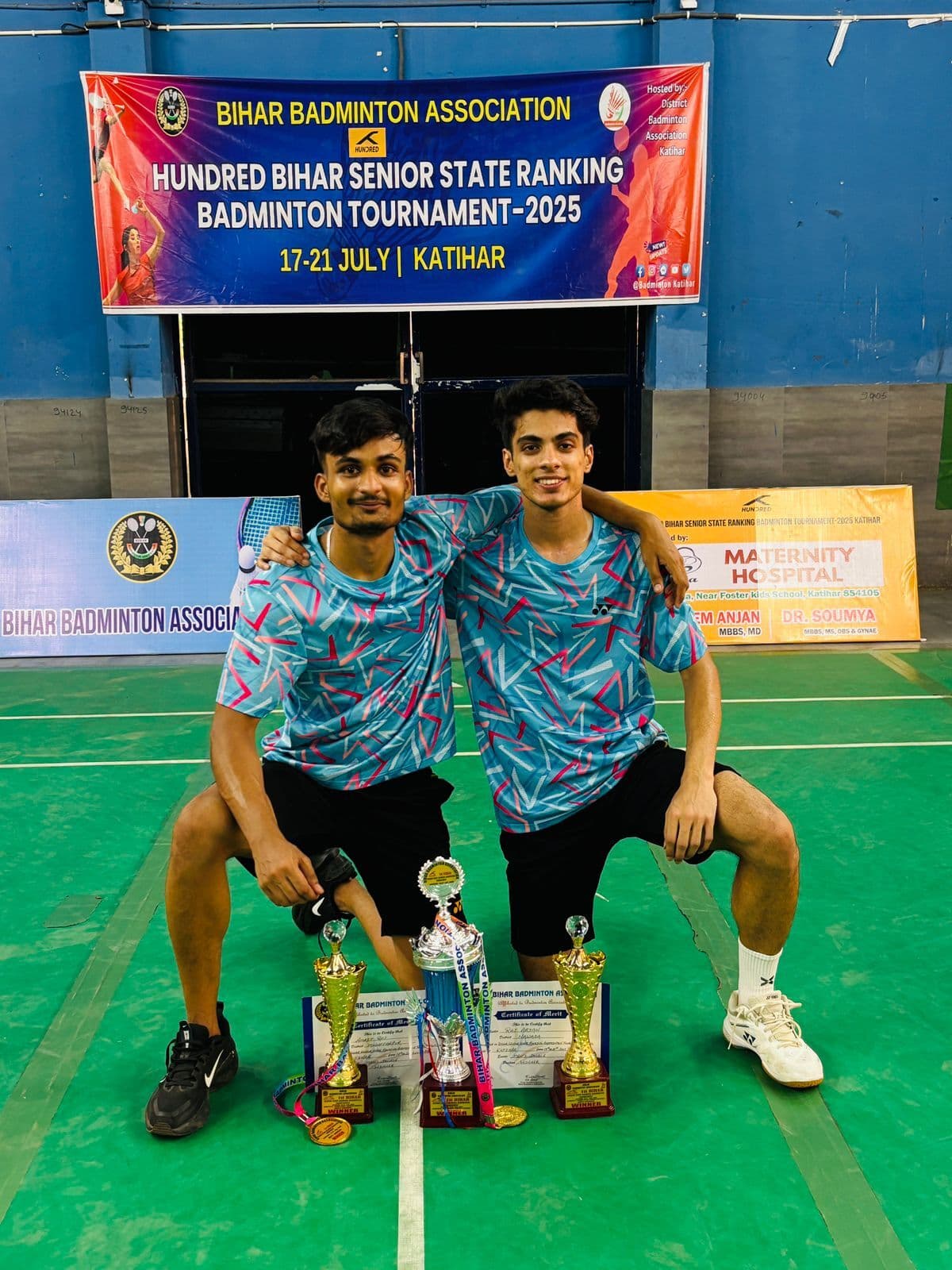 राज आर्यन ने रचा इतिहास, युगल खिताब पर जमाया कब्जा