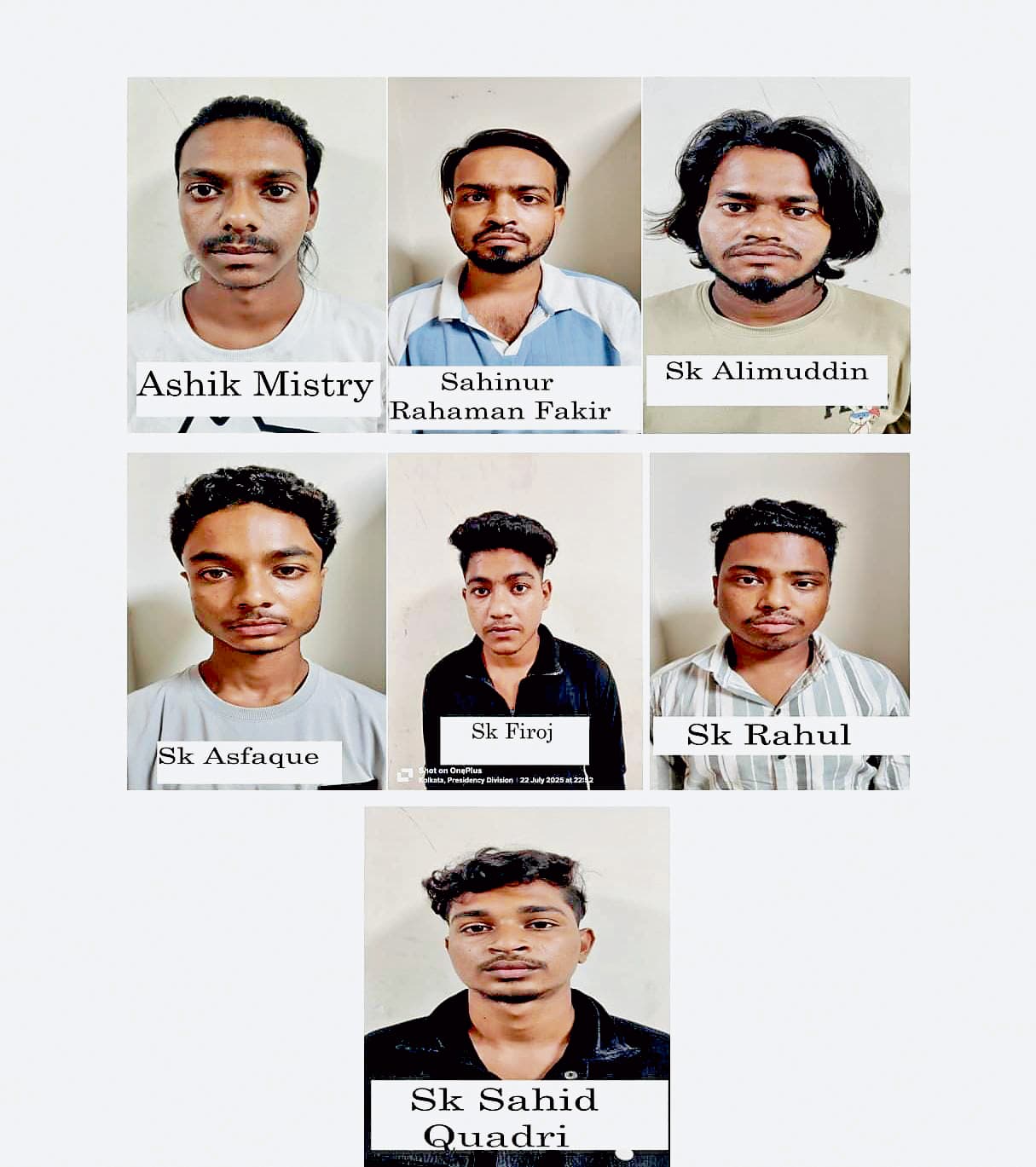 साइबर ठगों के अंतर्राज्यीय गिरोह का भंडाफोड़, सात को पुलिस ने दबोचा