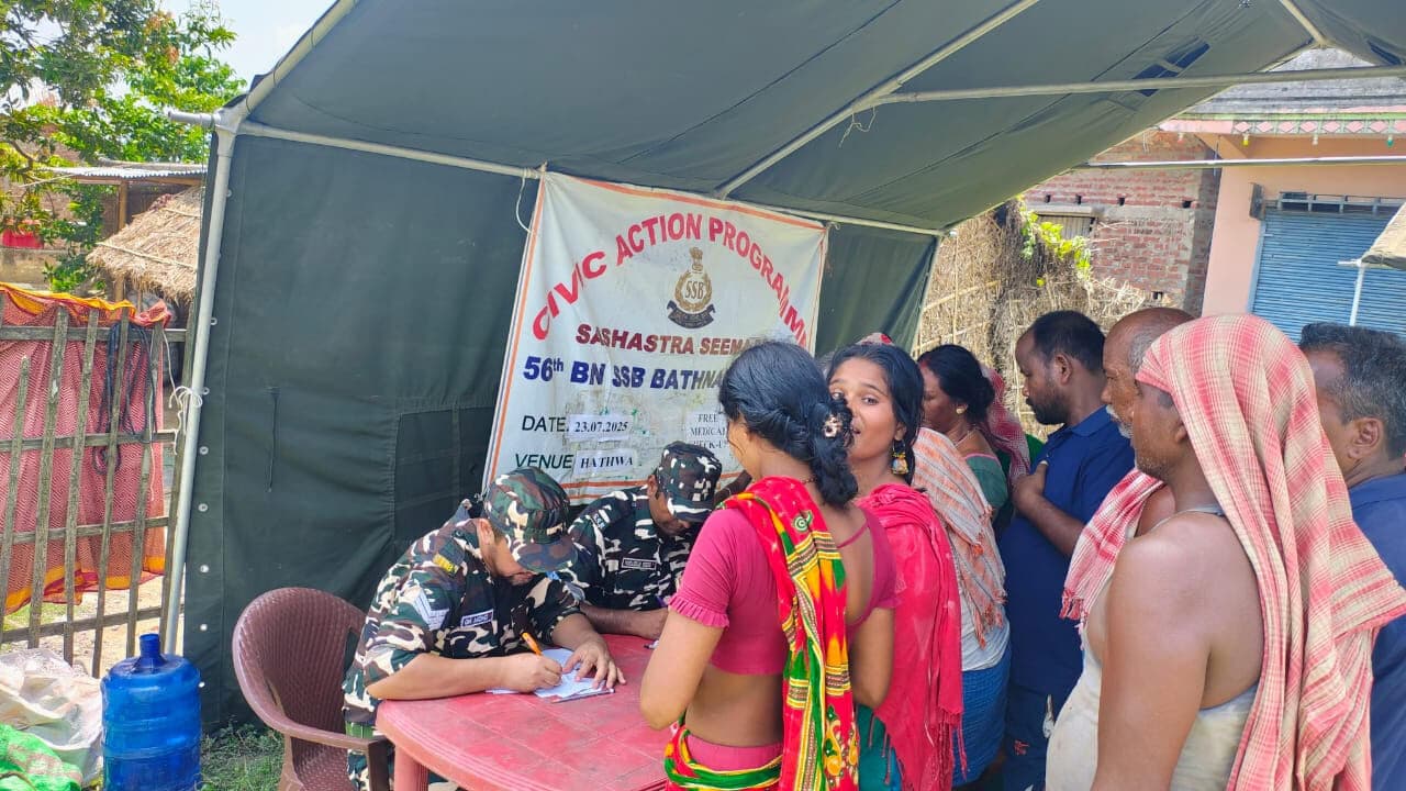 एसएसबी ने चिकित्सा शिविर का किया आयोजन