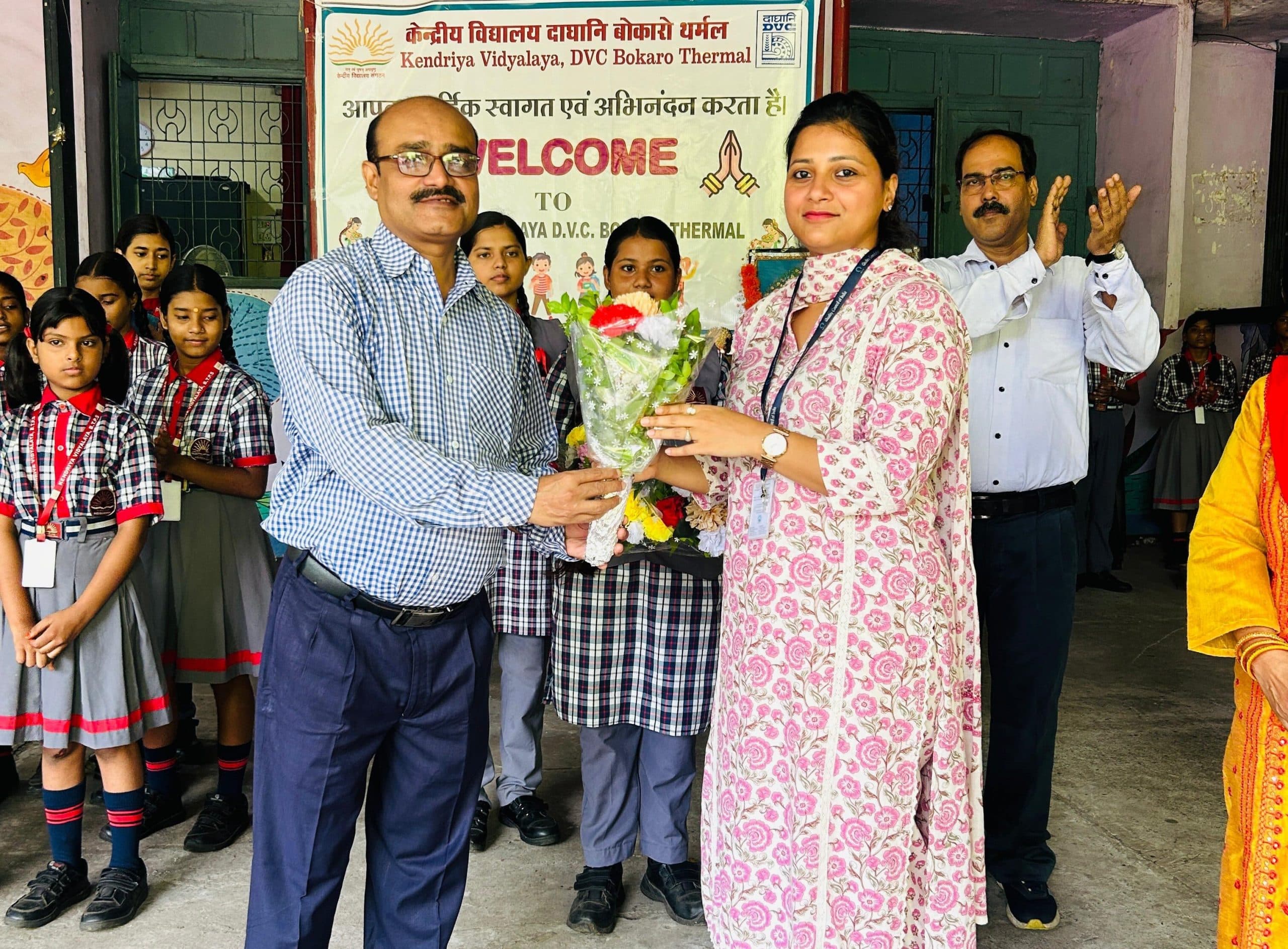 Bokaro News : क्यूसीआइ की टीम ने किया केंद्रीय विद्यालय का निरीक्षण