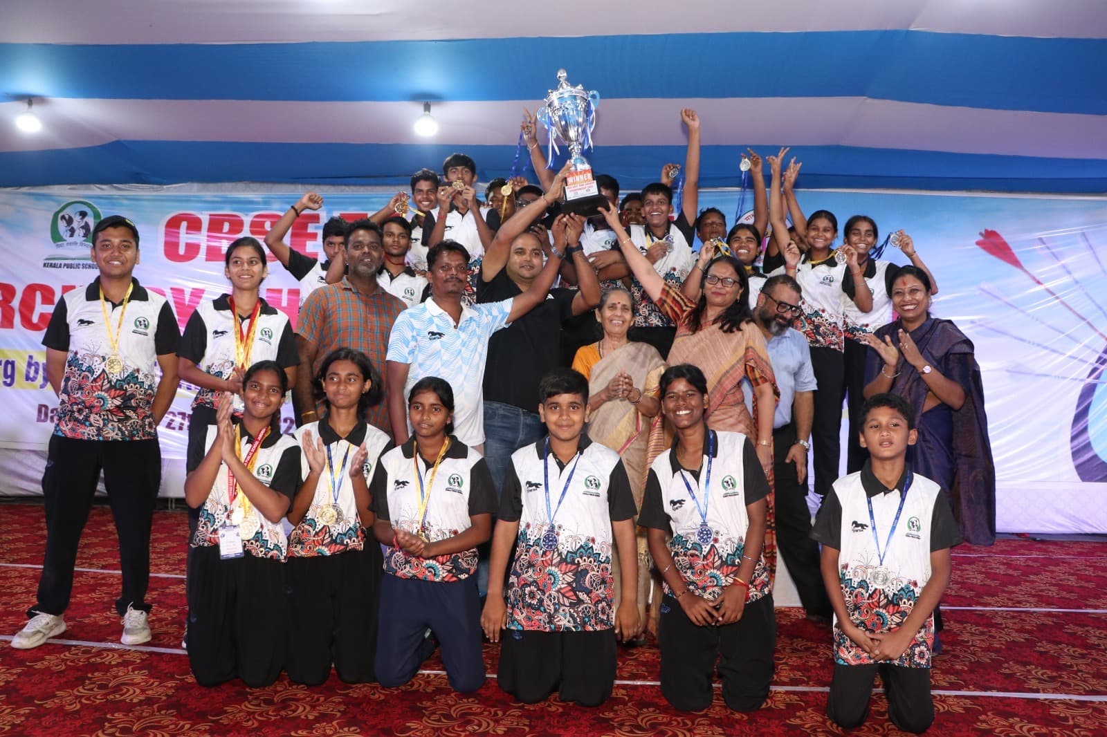nml kps agrico won cbsce east zone archery championship: मेजबान एनएमएल केपीएस बना ओवरऑल चैंपियन