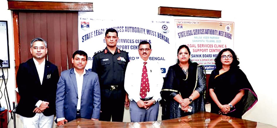 सेना के जवानों व उनके परिवार के लिए बंगाल में निःशुल्क विधिक सहायता सेवा शुरू