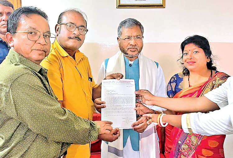 Ranchi news : बाबूलाल मरांडी से मिला ह्यूमन राइट्स एसोसिएशन का प्रतिनिधिमंडल