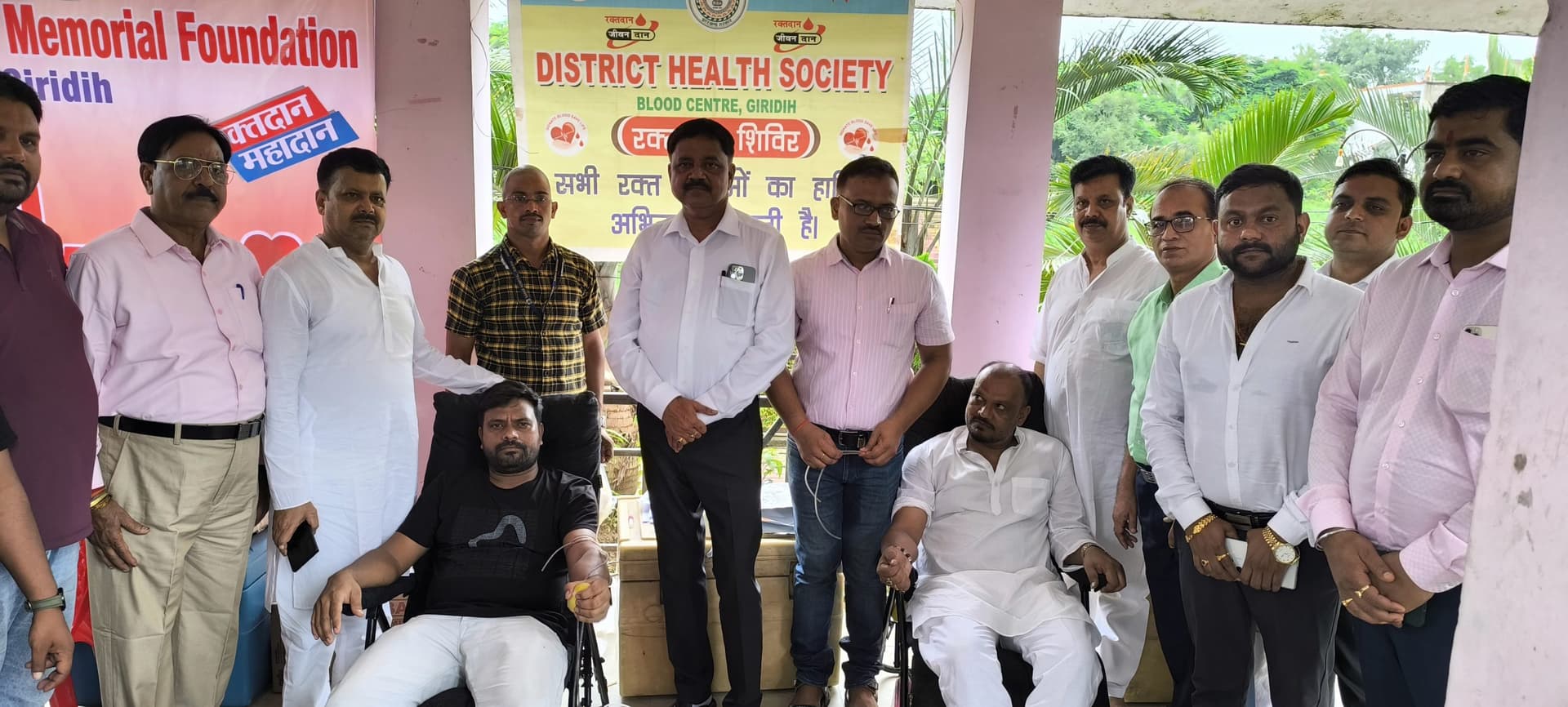 Giridih News :रक्तदान से बड़ा कोई दान नहीं : सुदिव्य कुमार सोनू