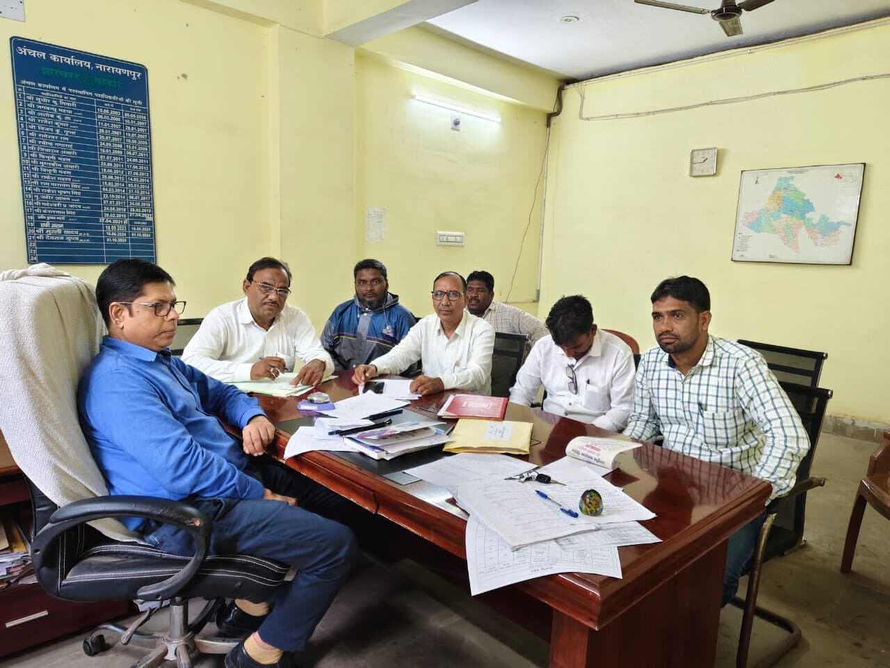 नये मतदान केंद्र निर्माण के लिए लिया गया प्रस्ताव