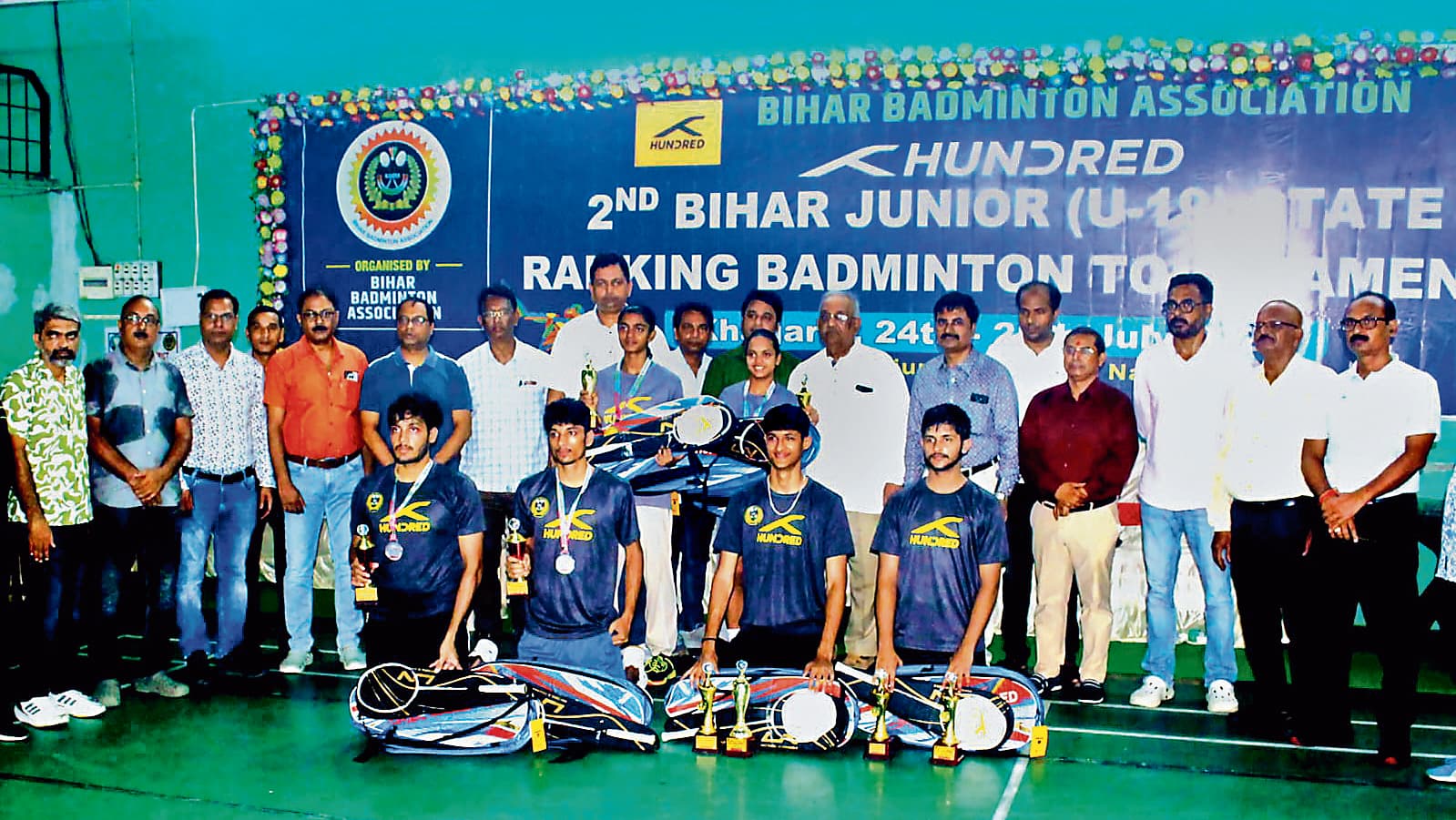 जूनियर स्टेट बैडमिंटन केे एकल में पटना के रणवीर ने जीता खिताब