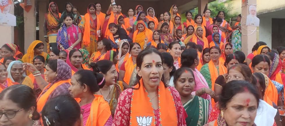भाजपा महिला मोर्चा के कार्यक्रम में महिला सशक्तिकरण पर फोकस